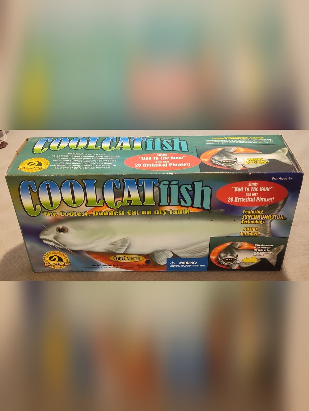 NWT! Vintage Cool Catfish -Motion Activated